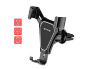 CRONG Gravity Auto-Clip Car Holder - Gravity car holder for 4.7"- 6.5" phones - black