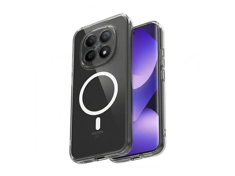 CRONG Hybrid Clear Magnetic - MagSafe Case for Xiaomi Redmi Note 15 Pro+ Clear