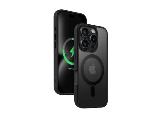 CRONG Hybrid Frost MAG Cover - Case with MagSafe for iPhone 16 Pro Max (Black)