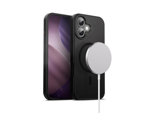 CRONG Hybrid Frost MAG Cover - MagSafe iPhone 17 Case (Black)