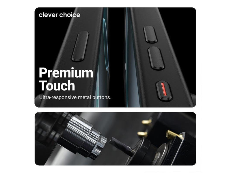 CRONG Hybrid Frost MAG Cover - MagSafe iPhone Air Case (Black)