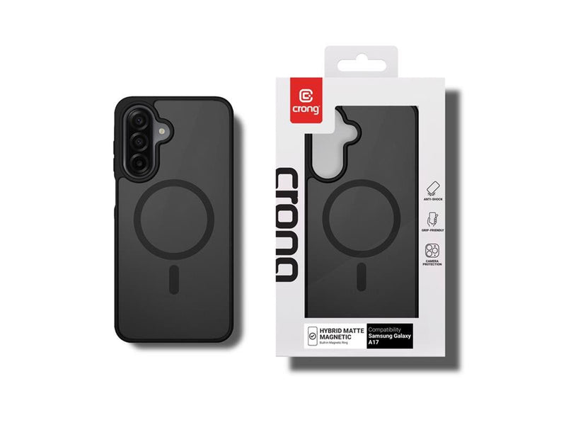 CRONG Hybrid Matte Magnetic - MagSafe Case Samsung Galaxy A17 (Black)