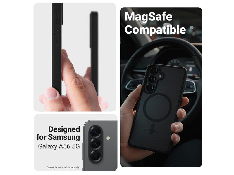 CRONG Hybrid Matte Magnetic - MagSafe Case Samsung Galaxy A56 (Black)