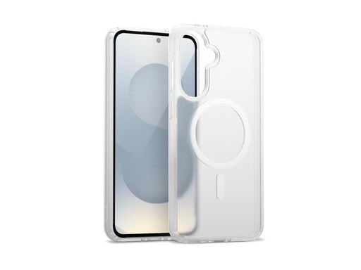 CRONG Hybrid Matte Magnetic - MagSafe Case Samsung Galaxy S25 (White)