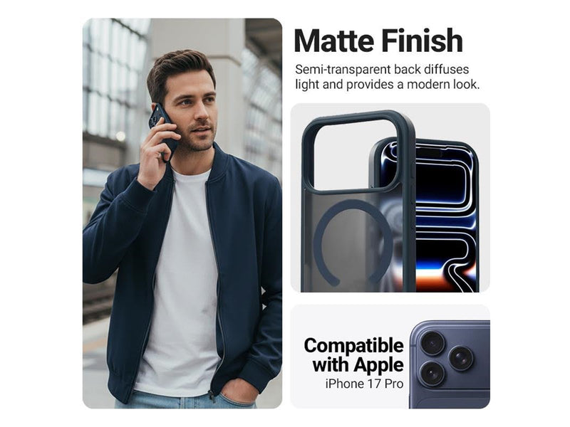 CRONG MagSafe Case for iPhone 17 Pro - Navy Blue
