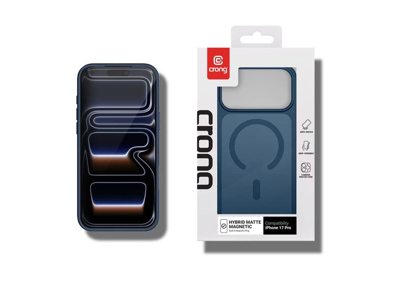 CRONG MagSafe Case for iPhone 17 Pro - Navy Blue