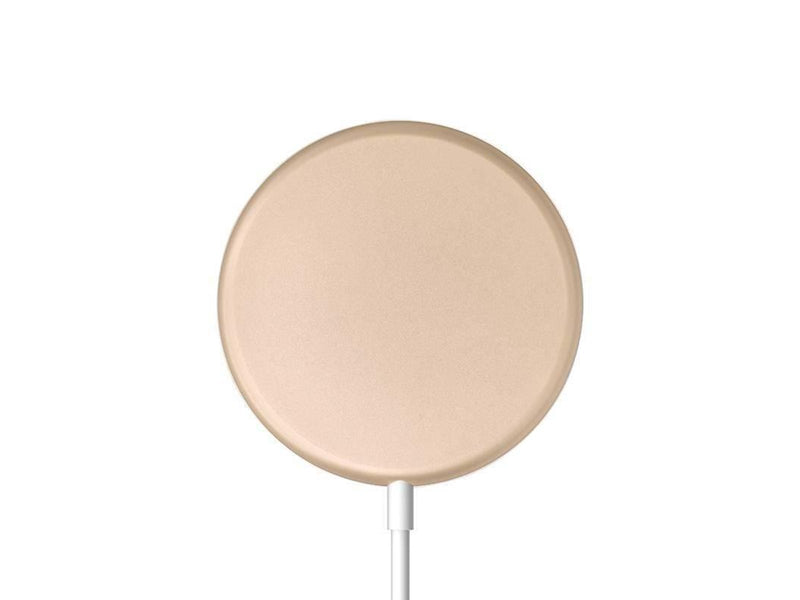 CRONG MagSpot Wireless Charger – Aluminum MagSafe 15W Inductive Charger - Gold