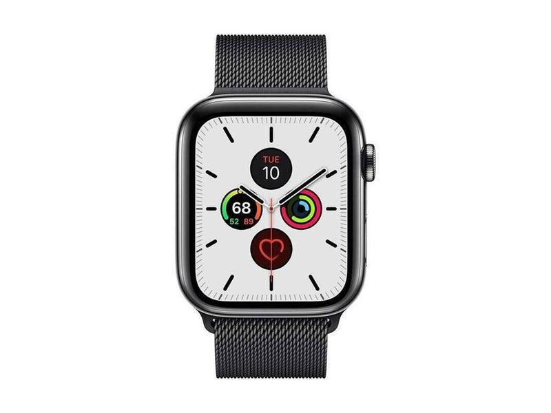 CRONG Milano Steel - Stainless Steel Strap for Apple Watch 38/40/41/42 mm (Black)