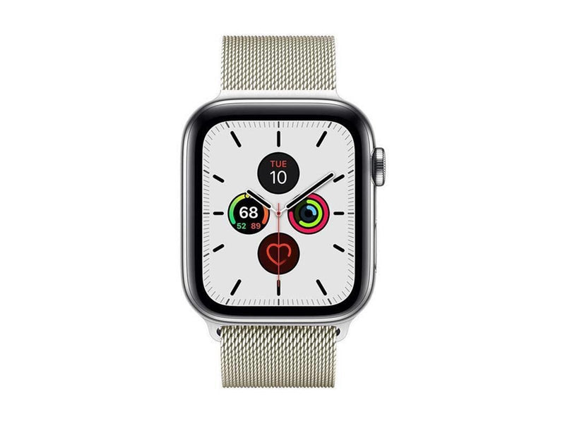 CRONG Milano Steel – Stainless Steel Strap for Apple Watch 38/40/41/42 mm (Champagne)