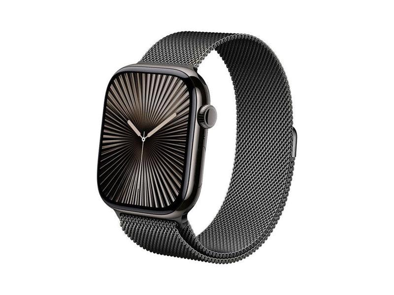 CRONG Milano Steel - Stainless Steel Strap for Apple Watch 38/40/41/42 mm (Graphite)