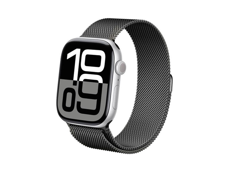 CRONG Milano Steel - Stainless Steel Strap for Apple Watch 38/40/41/42 mm (Graphite)