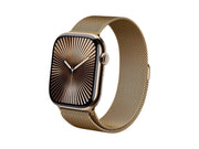 CRONG Milano Steel - Stainless Steel Strap for Apple Watch 44/45/46/49 mm (Rose Gold)