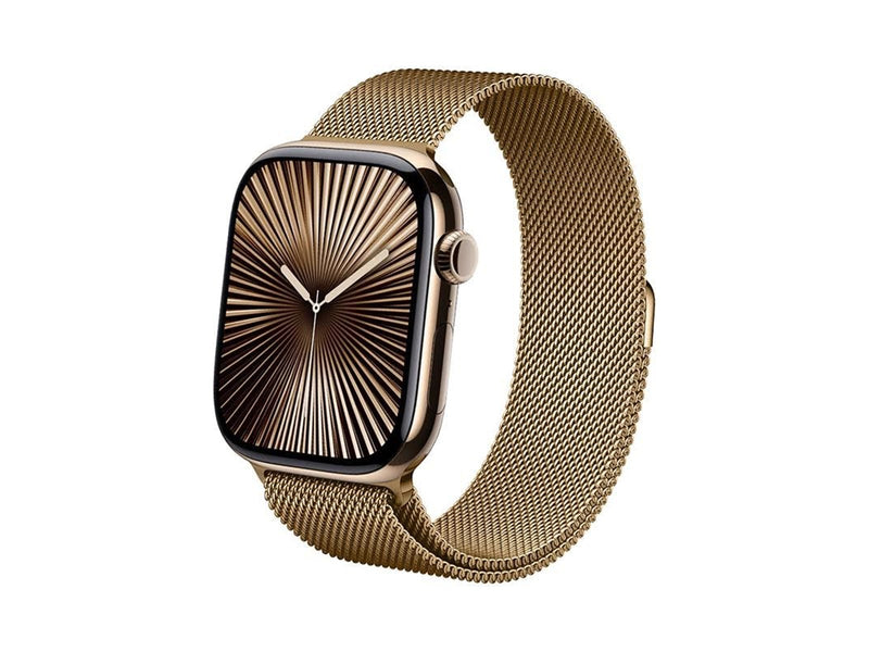 CRONG Milano Steel - Stainless Steel Strap for Apple Watch 44/45/46/49 mm (Rose Gold)
