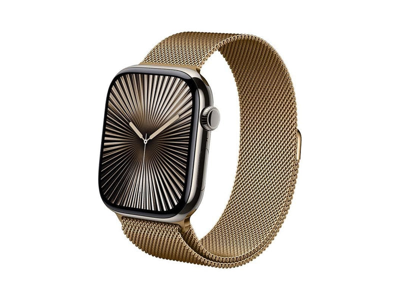 CRONG Milano Steel - Stainless Steel Strap for Apple Watch 44/45/46/49 mm (Rose Gold)