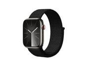 CRONG Nylon Reflex - Sport Band for Apple Watch 44/45/46/49 mm (Black)