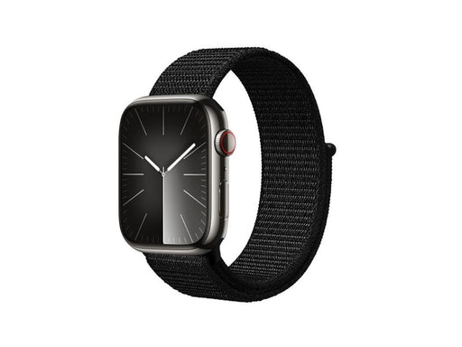CRONG Nylon Reflex - Sport Band for Apple Watch 44/45/46/49 mm (Black)