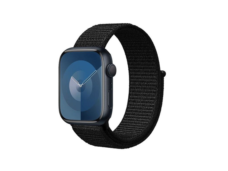 CRONG Nylon Reflex - Sport Band for Apple Watch 44/45/46/49 mm (Black)