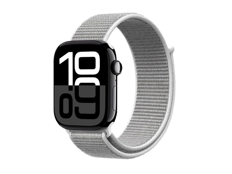 CRONG Nylon - Sport Band for Apple Watch 38/40/41/42 mm - Silver Gray