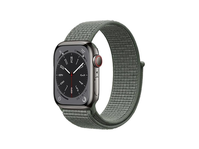 CRONG Nylon - Sport Band for Apple Watch 44/45/46/49 mm (Military Green)