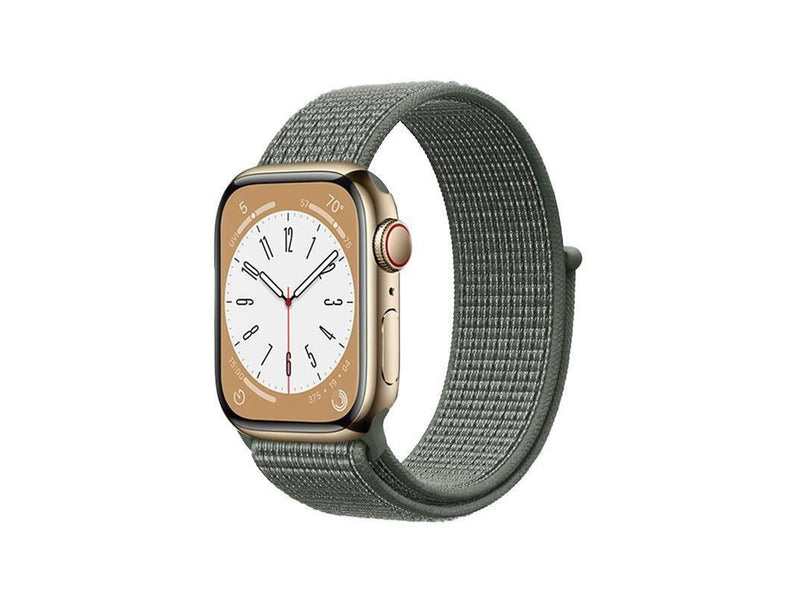 CRONG Nylon - Sport Band for Apple Watch 44/45/46/49 mm (Military Green)