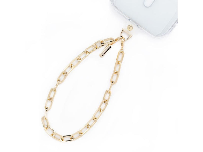 CRONG Phone Charm - Lanyard Phone Pendant - Anchor Gold