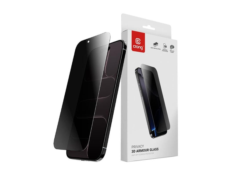 CRONG Privacy 3D Armor Glass - Tempered privacy glass for iPhone Air