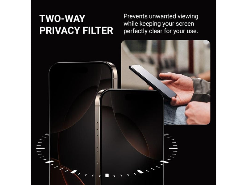 CRONG Privacy 3D Armor Glass - Tempered privacy glass for iPhone Air