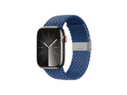 CRONG Wave Band – Braided Apple Watch Strap 44/45/46/49mm (Blue)