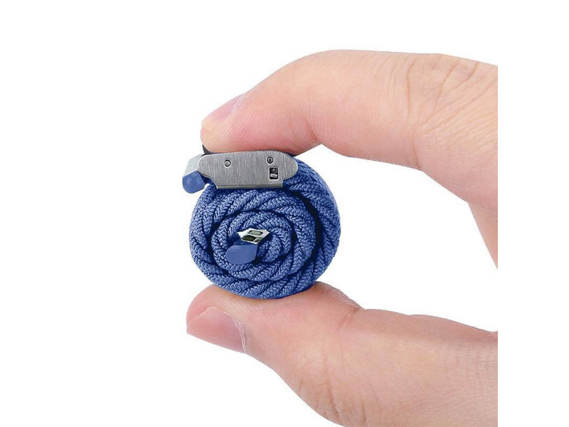 CRONG Wave Band – Braided Apple Watch Strap 44/45/46/49mm (Blue)