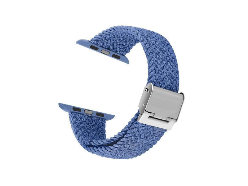 CRONG Wave Band – Braided Apple Watch Strap 44/45/46/49mm (Blue)