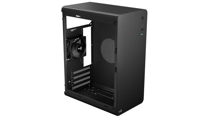 AeroCool PC Gehäuse CS-110-S-BK-v1 Mini-Tower Schwarz