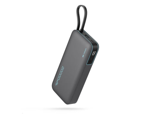 CUKTECH CUKP200NGLDG 55W with Built-in USB-C Cable - Grey - 20000 mAh