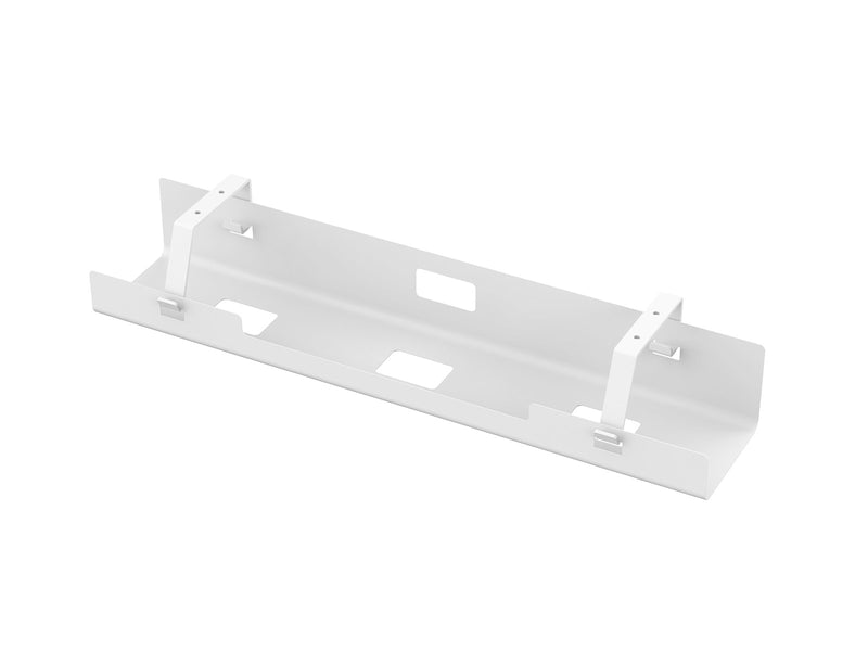 Cablio Under-Desk Cable Tray – White – 60cm