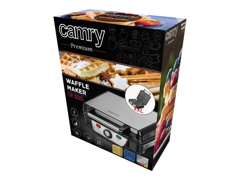 Camry Toaster Gofrownica CAMRY CR 3025 (1150W kolor czarny)