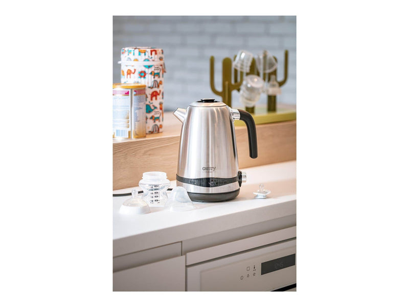 Camry Wasserkocher Premium - Rostfreier Stahl - 2200 W