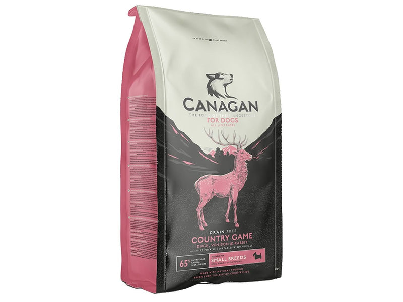 Canagan Country Game duck venison and rabbit – Small Breeds – dry dog food – 2kg