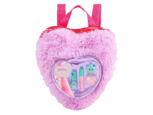 Canenco Create It! Beauty Make-up Set in Fluffy Backpack Love Purple
