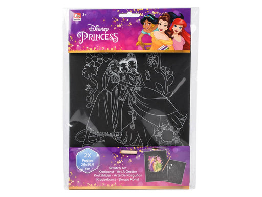 Canenco Disney Princess Scratch Art 2pcs.