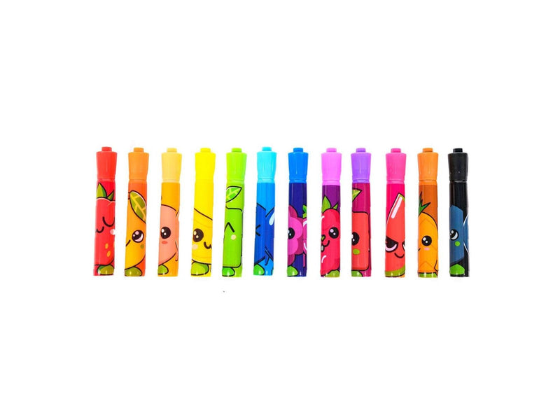 Canenco Fruity Squad Scented Markers 12 pcs