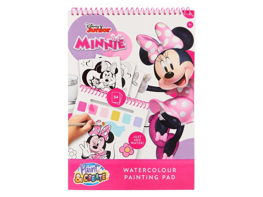 Canenco Minnie Mouse Watercolour Paint Set Book - incl. Brush