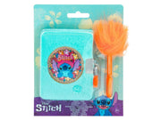 Canenco Stitch Plush Journal with Fluffy Pen