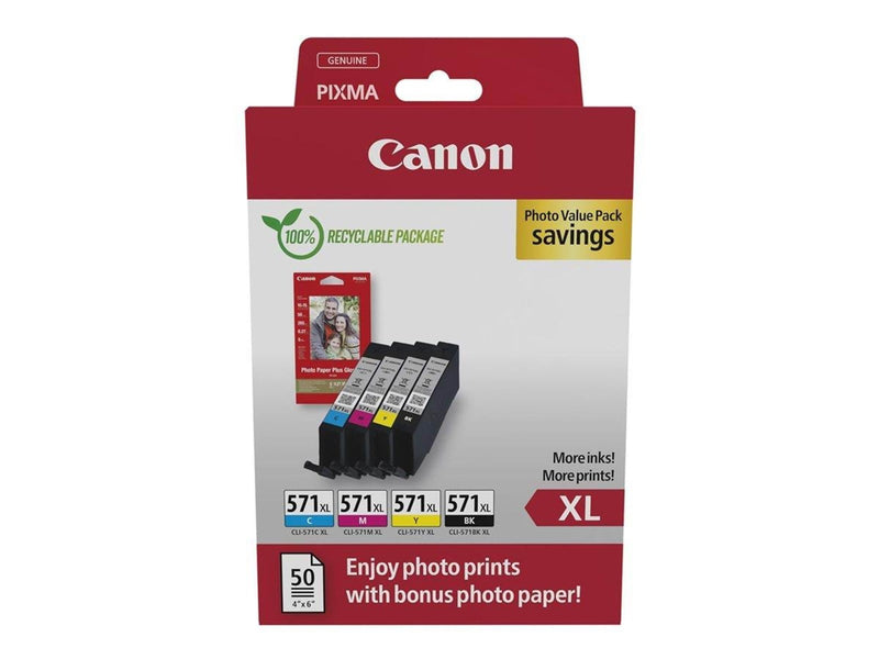 Canon CLI-571XL / 0332C006 C/M/Y/BK High
