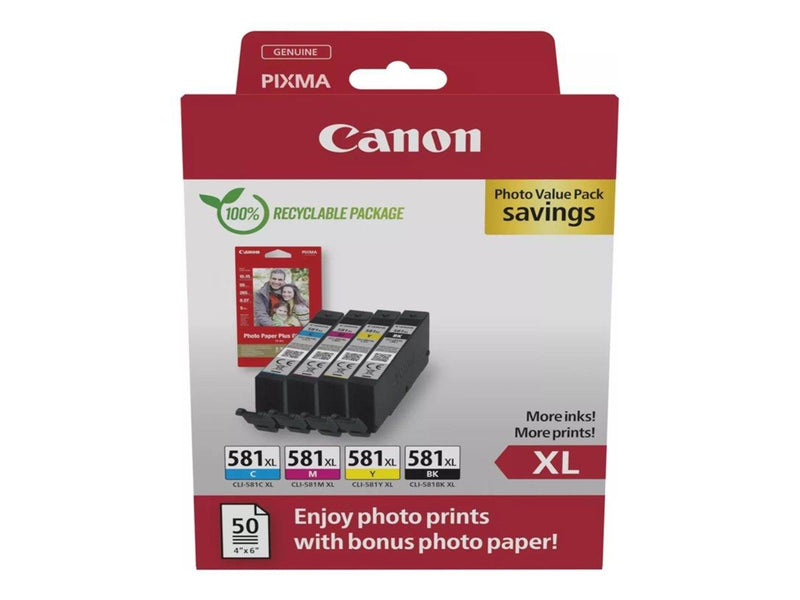 Canon CLI-581XL / 2052C006 High Valuepac