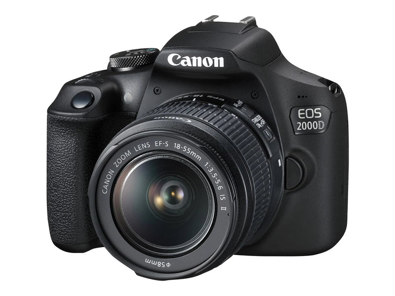 Canon EOS 2000D 18-55mm IS II + Extra LP-E10 Battery
