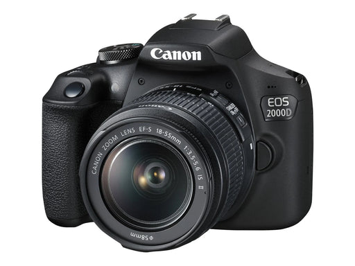 Canon EOS 2000D 18-55mm IS II + Extra LP-E10 Battery
