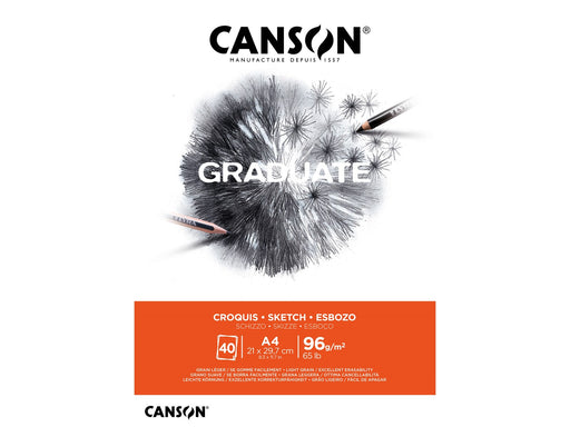 Canson Graduate Sketch Pad A4 96G 40 SH