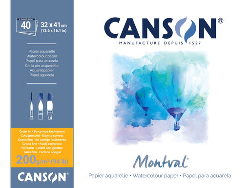 Canson Montval CP 32x41 cm 200G Pad 40 SH