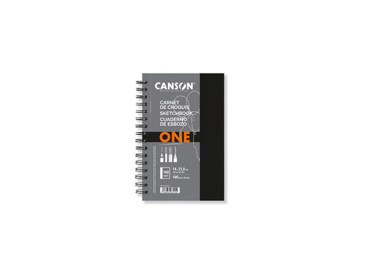 Canson One Art Book 14x21.6 cm 100G Spiral 80 SH Portrait