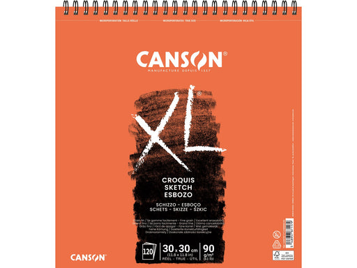 Canson XL Croquis FG 30x30 cm 90G Spiral 120 SH