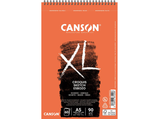 Canson XL Croquis FG A5 90G Spiral 60 SH